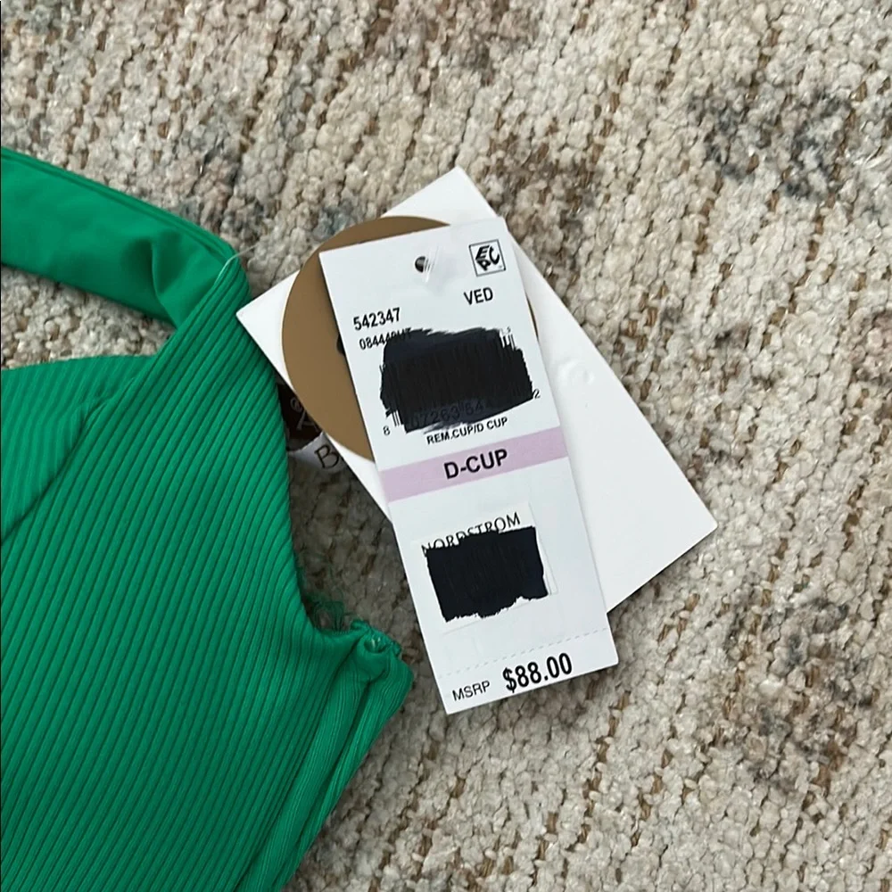 NWT BECCA Modern Edge Underwire Bikini in Verde - Picture 9 of 11